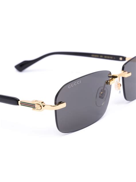 gucci rimless sunglasses womens|Gucci unisex sunglasses.